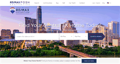 Desktop Screenshot of poshpropertiesaustin.com